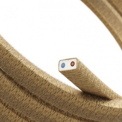 Cable eléctrico para Guirnalda recubierto en Jute CN06