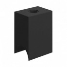 Syntax - Portalámparas termoplástico minimal negro para bombillas tubo S14d