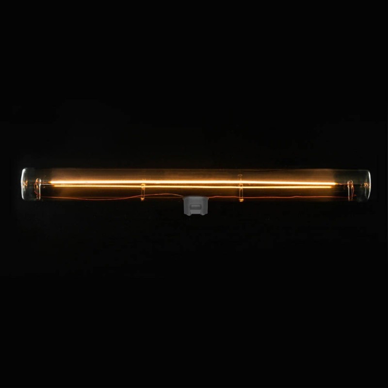 Bombilla tubo LED S14d gris smoky 300 mm - 8W 2200K 100Lm regulable - para S14 System