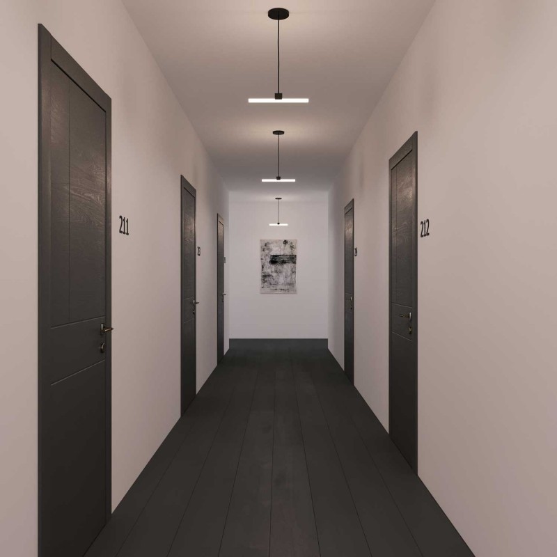 Bombilla tubo LED S14d gris smoky 500 mm - 12W 2200K 240Lm regulable - para S14 System