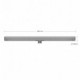 Bombilla tubo LED S14d gris smoky 500 mm - 12W 2200K 240Lm regulable - para S14 System