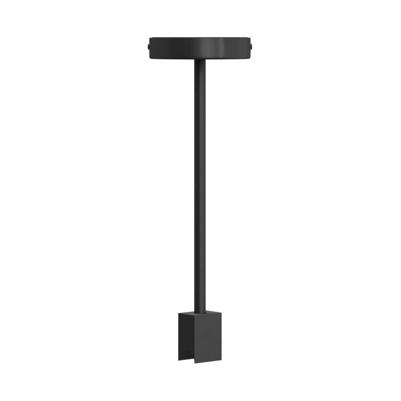 Lámpara de techo minimal con portalámparas Syntax S14d y tubo de extensión en metal 30cm