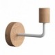 Lámpara de pared Wood de madera con tubo de extensión