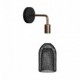 Lámpara de pared Metal Industrial de metal con jaula Ghostbell