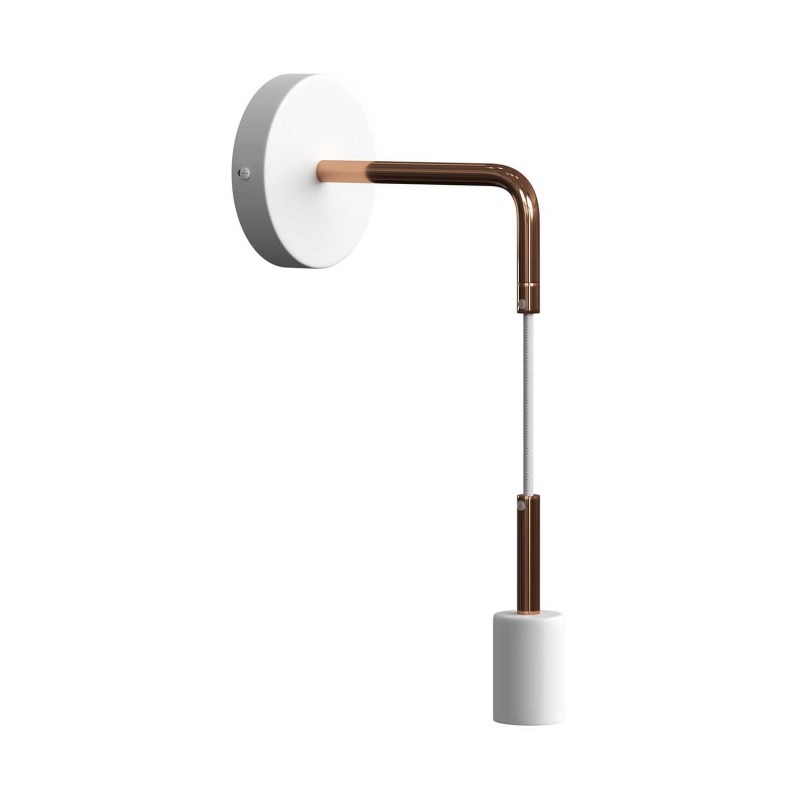 Lámpara de pared Luxury Metal metálica con cable