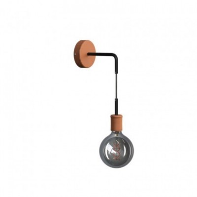 Lámpara de pared Luxury Leather en madera forrada en piel