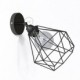 Lampara de pared o techo de metal orientable 90º con pantalla Diamond