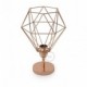 Lampara de pared o techo de metal orientable 90º con pantalla Diamond
