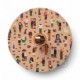 Lámpara de pared Funny Pop con pantalla UFO ilustrada doble cara, diseño por varios artistas