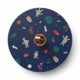 Lámpara de pared Funny Pop con pantalla UFO ilustrada doble cara, diseño por varios artistas