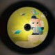 Lámpara de pared Funny Pop con pantalla UFO ilustrada doble cara, diseño por varios artistas