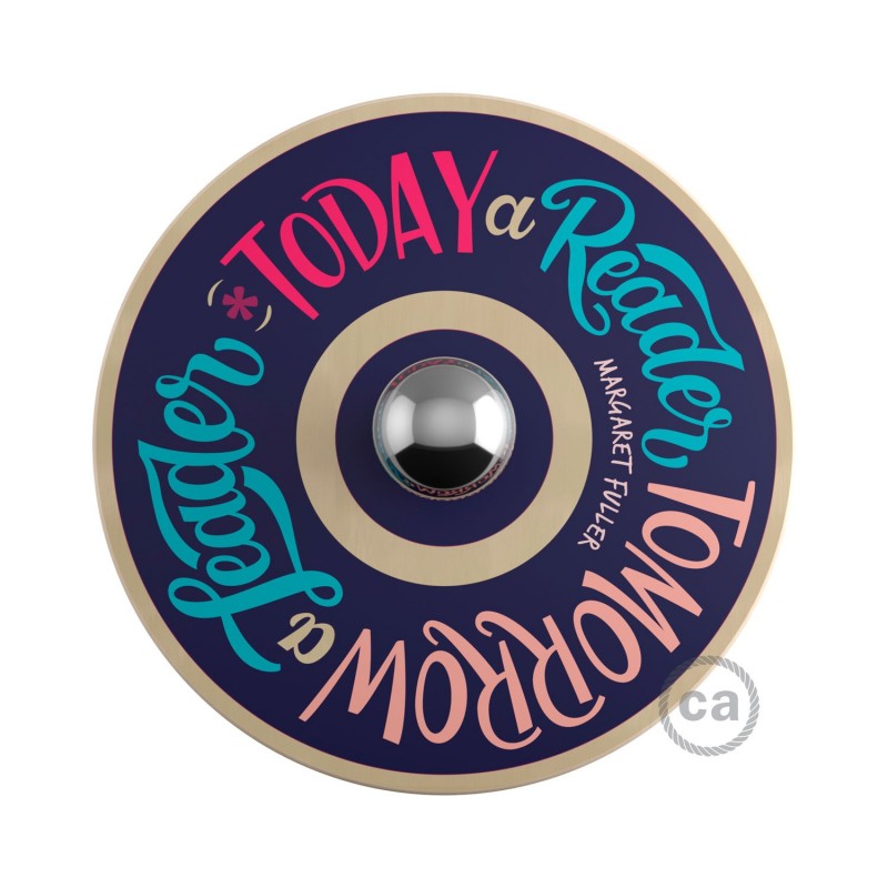 Lámpara de pared Color con pantalla UFO ilustrada doble cara Pemberley Pond