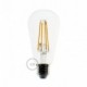 Bombilla Transparente LED Edison ST64 Filamento Largo 7,5W E27 Decorativa Vintage Dimmable 2200K