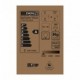 Bombilla Dorada LED Globo G125 Filamento Curvado con Espiral 5W E27 Dimmable 2000K