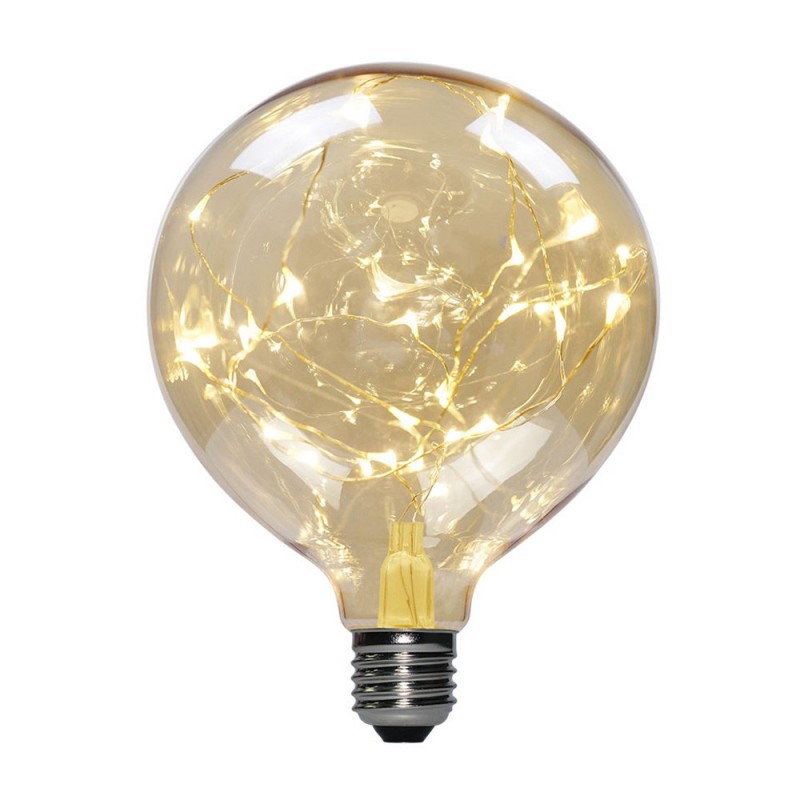 Bombilla LED Globo G125 - Mil Luces Dorada 2W E27 2000K
