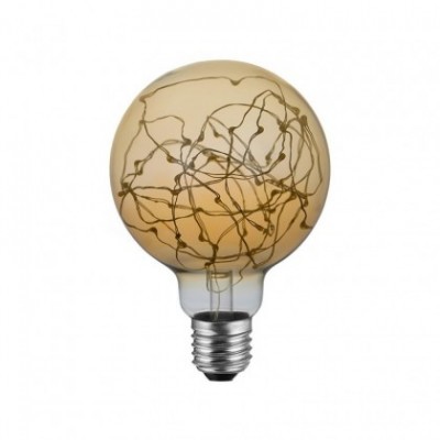 Bombilla LED Globo G95 - Mil Luces Dorada 2W E27 2000K