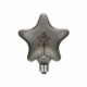 Bombilla LED Estrella Smoky con filamento estrella 3W E27 2000K regulable