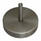 Kit rosetón cilíndrico de metal con prensaestopa de 7cm