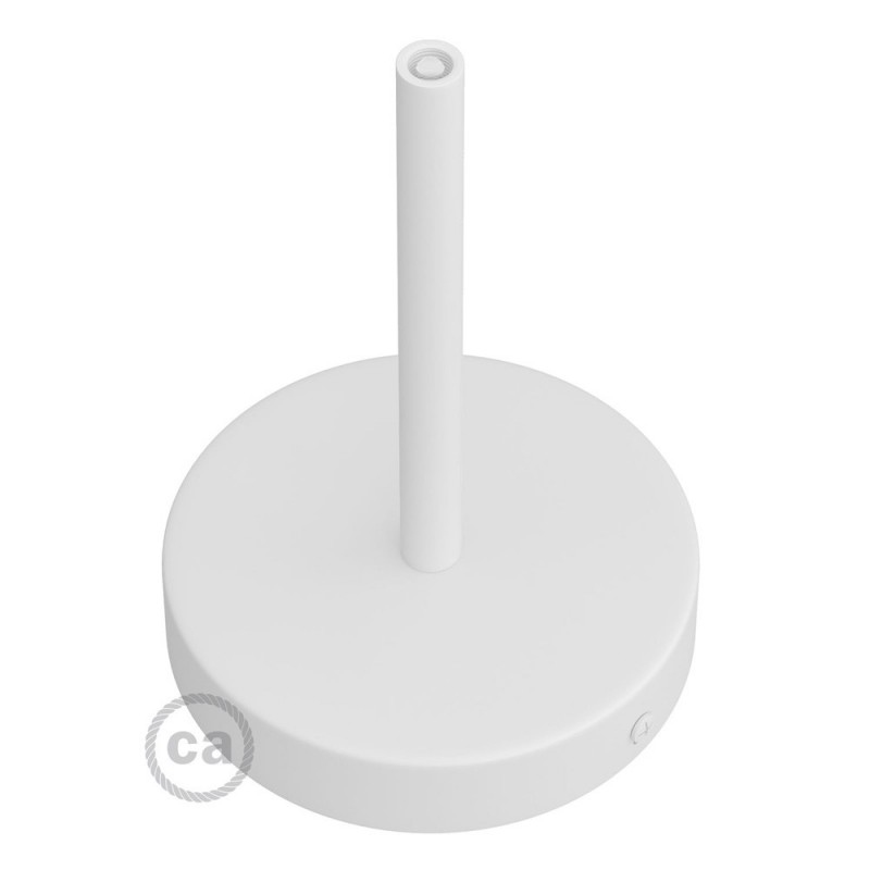 Kit rosetón cilíndrico de metal con prensaestopa de 15cm