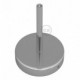 Kit rosetón cilíndrico de metal con prensaestopa de 15cm
