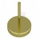 Kit rosetón cilíndrico de metal con prensaestopa de 15cm