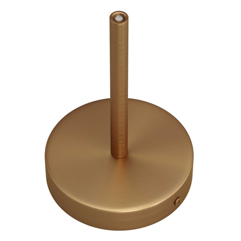 Kit rosetón cilíndrico de metal con prensaestopa de 15cm