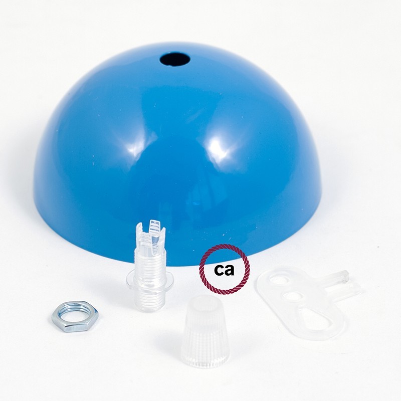 Kit rosetón semiesférico de metal pintado