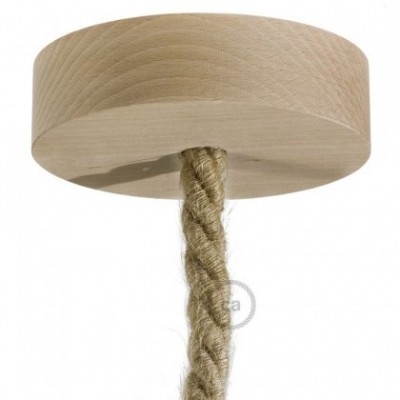 Kit rosetón de madera para cable XL