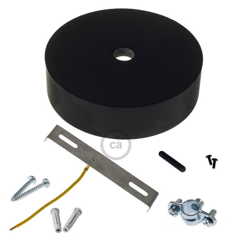 Kit rosetón de madera para cable XL