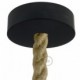 Kit rosetón de madera para cable 2XL