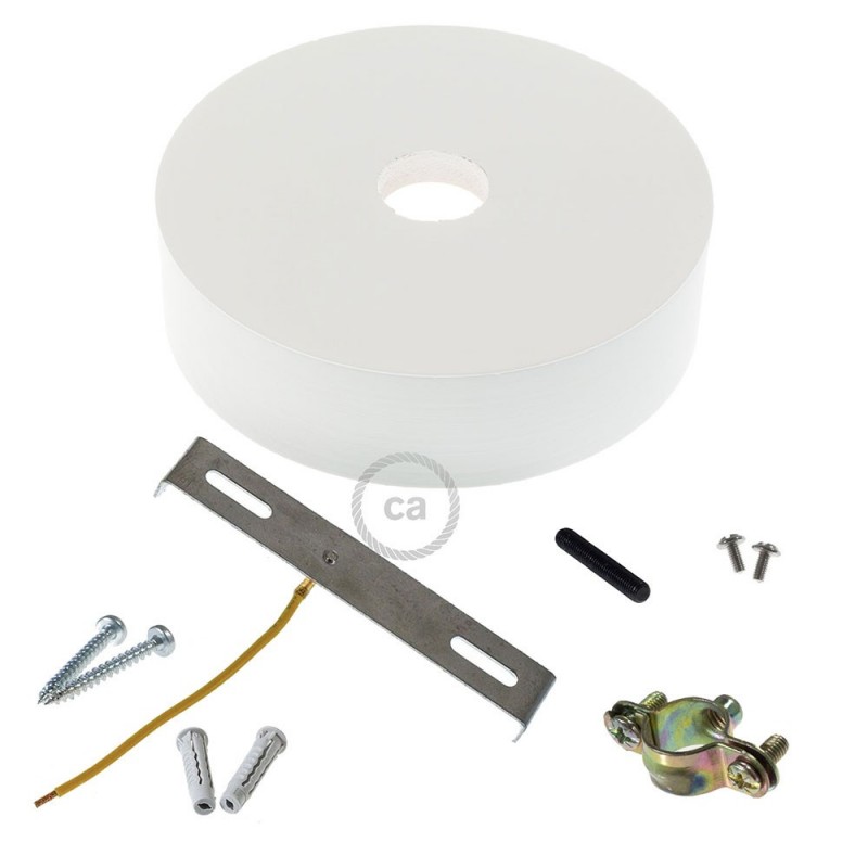 Kit rosetón de madera para cable 2XL