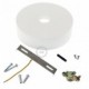 Kit rosetón de madera para cable 2XL