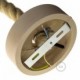 Kit rosetón de madera para cable 3XL