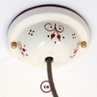 Kit rosetón cerámica con decoración 81-Berries