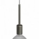Kit portalámparas cilíndrico de metal E27 prensaestopa 15cm