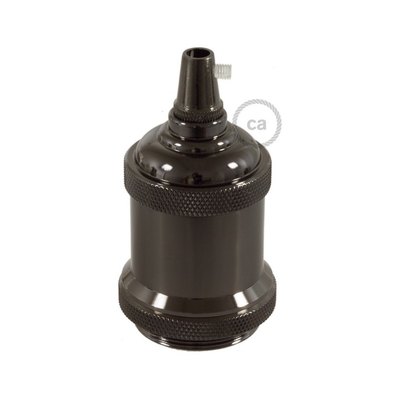 Kit portalámparas Vintage de aluminio E27