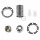 Kit portalámparas para pantalla de metal doble arandela E14