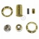 Kit portalámparas para pantalla de metal doble arandela E14