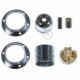 Kit portalámparas para pantalla de metal doble arandela E27