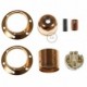 Kit portalámparas para pantalla de metal doble arandela E27