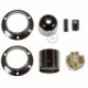 Kit portalámparas para pantalla de metal doble arandela E27