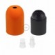 Kit portalámparas semiesférico de metal E27