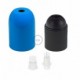 Kit portalámparas semiesférico de metal E27