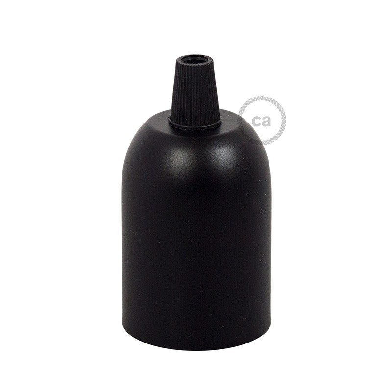 Kit portalámparas semiesférico de metal E27