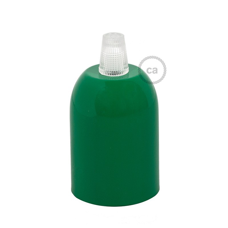 Kit portalámparas semiesférico de metal E27