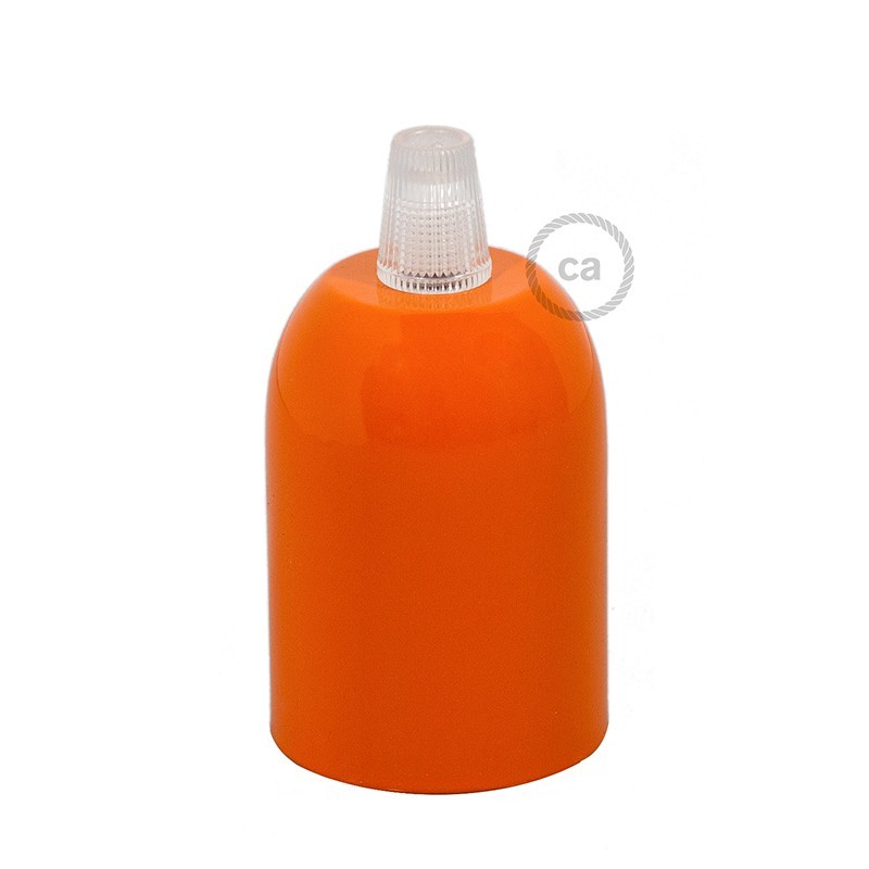 Kit portalámparas semiesférico de metal E27