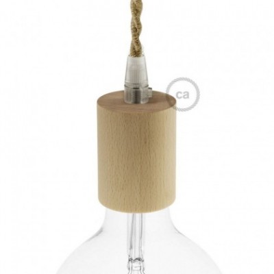 Kit portalámparas de madera E27