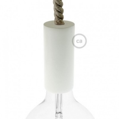 Kit portalámparas de madera E27 para cable XL
