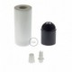 Kit portalámparas de madera E27 para cable 2XL