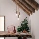 Kit portalámparas "Corteza de árbol" pequeño E27